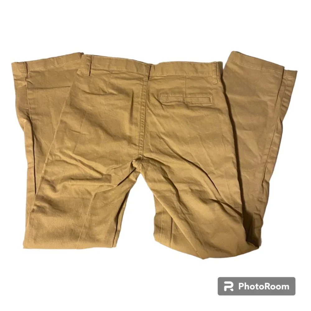 Old Navy Girl's Khaki Pants slim fit‎ School Uniform sz 10